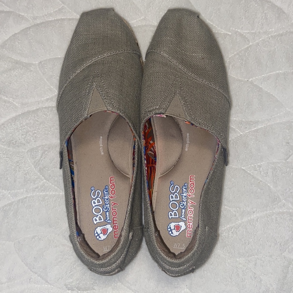 Bobs From Sketchers Memory Foam Espadrille Shoes - image 1